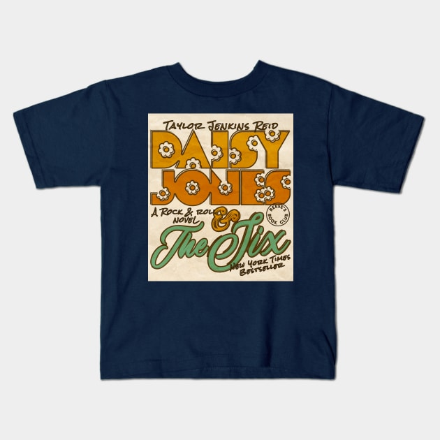 Daisy Jones And The Six - A Rock And Roll Novel Merch Kids T-Shirt by aplinsky